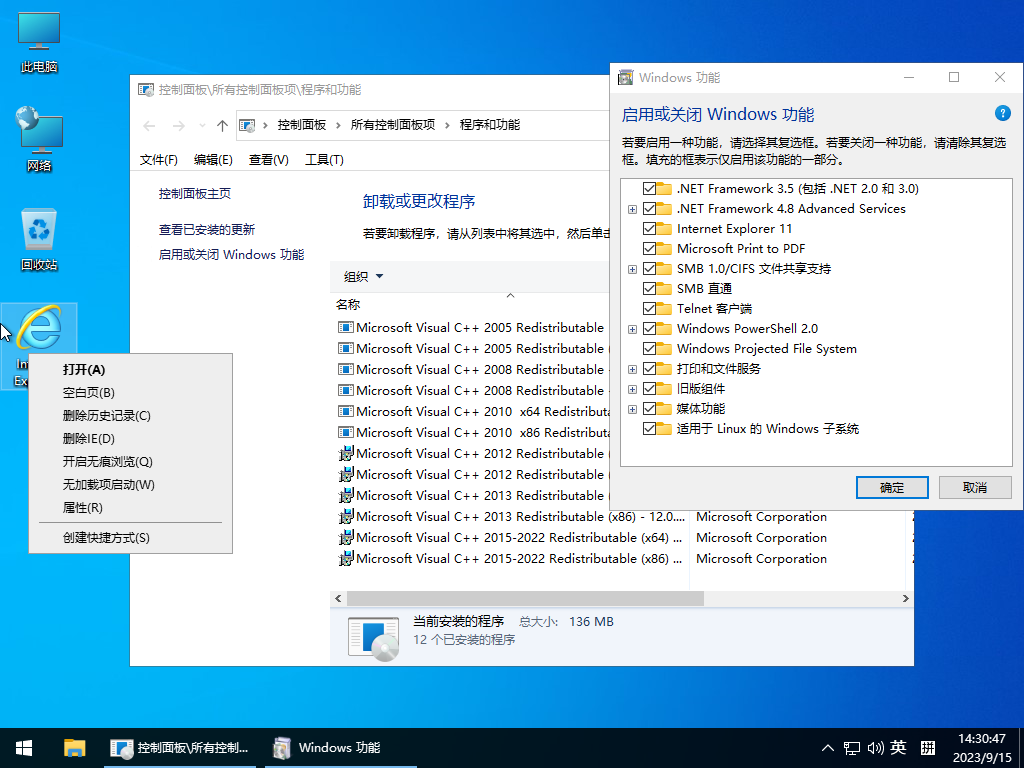 小修 Windows 10 Pro 22H2 19045.5737 深度精简版 二合一[1.37G]